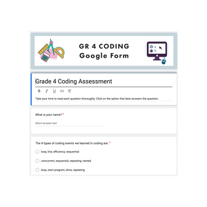 FREE Grade 4 NEW Ontario Math Curriculum - Coding Digital Slides