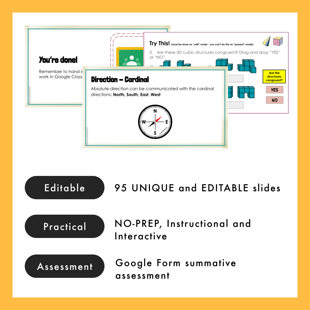 Grade 3 Ontario Math Curriculum | Geometry | Digital Google Slides and ...