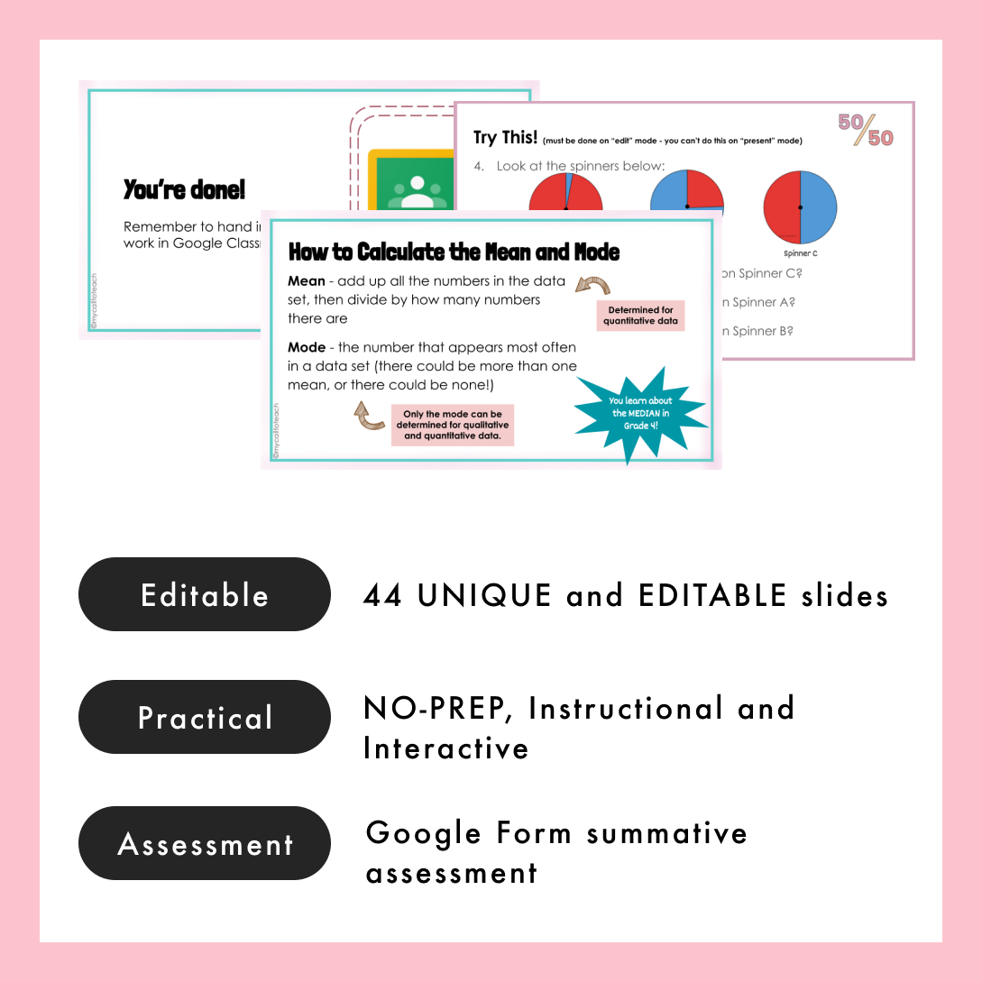 Grade 3 Ontario Math Curriculum | Probability | Digital Google Slides ...