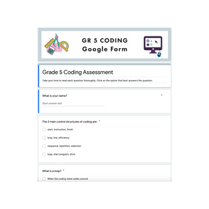 FREE Grade 5 NEW Ontario Math Curriculum - Coding Digital Slides