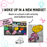 Back to School Craft Bulletin Board | I Woke Up With a New Mindset