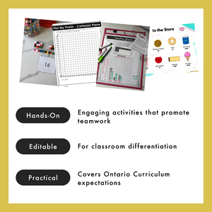 Grade 4 Math Curriculum Full Year Math Centres (activities and games)