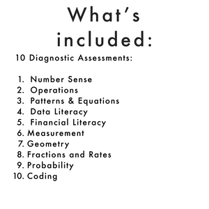 Grade 4 Ontario Math Diagnostics | Back to School | Google Slides