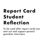 Student Report Card Reflection
