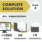 Grade 3 Ontario Math COMPLETE SOLUTION - All expectations