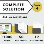 Grade 4 Ontario Math COMPLETE SOLUTION - All expectations