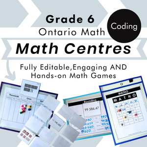 Grade 4 5 6 Math Centres - Coding Curriculum