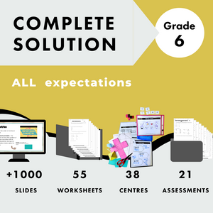 Grade 6 Ontario Math COMPLETE SOLUTION