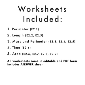 Grade 3 Ontario Math - Measurement Worksheets PDF + Editable Google Slides