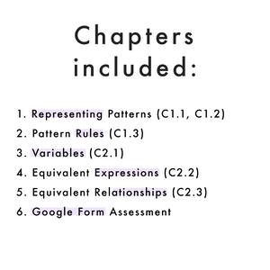 Grade 3 Ontario Math - Patterns & Equations - Digital Google Slides + Form