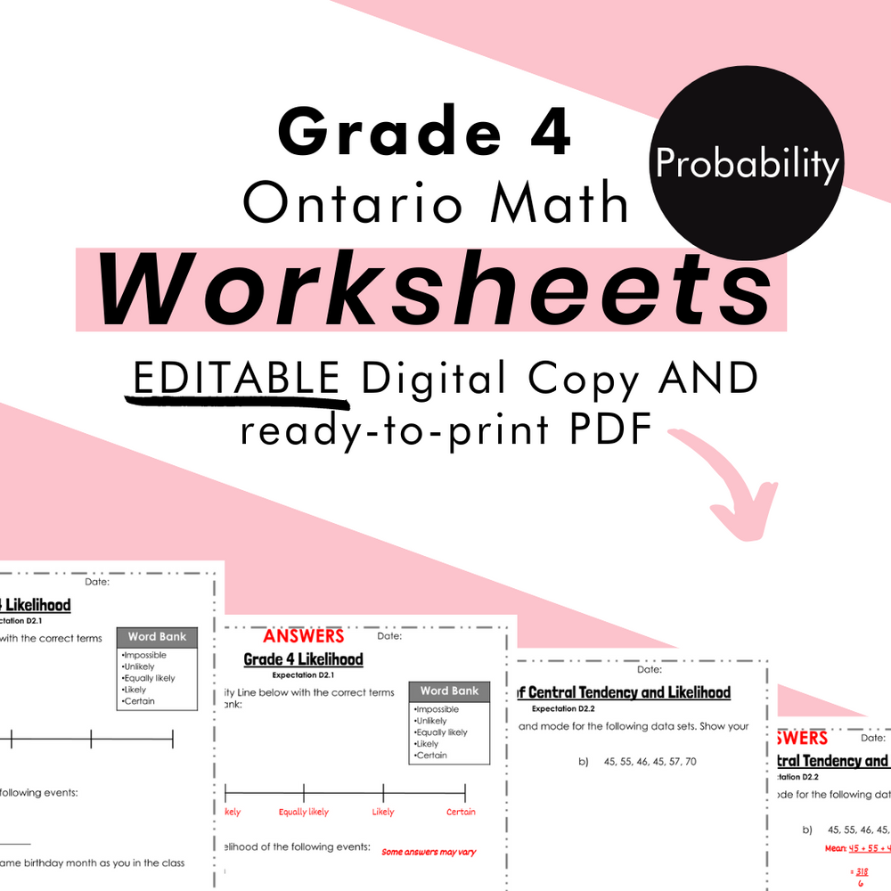 Grade 4 Ontario Math Worksheets Probability PDF And Google Slides grade-4-ontario-math-worksheets-probability-pdf-and-google-slides