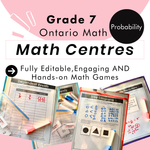 Grade 7 Math Centres - Probability Curriculum