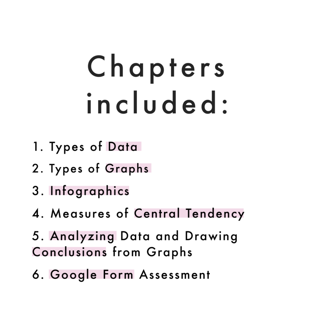 Grade 6 NEW Ontario Math - Data Literacy Digital Slides
