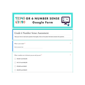 Grade 6 NEW Ontario Math Curriculum - Number Sense & Place Value Digital Slides