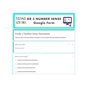 Grade 5 NEW Ontario Math Curriculum - Number Sense & Place Value Digital Slides