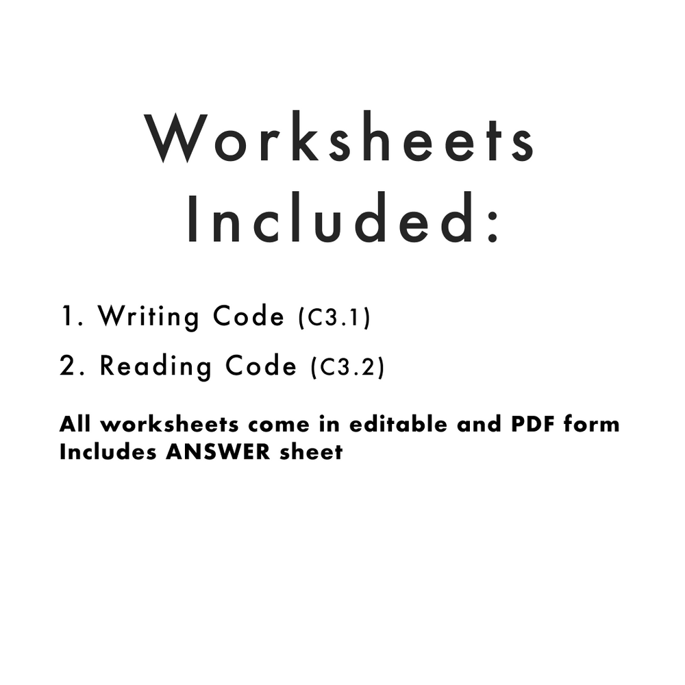 Grade 7 Ontario Math FREE Coding PDF & Editable Worksheets