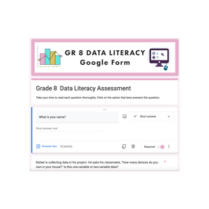 Grade 8 Ontario Math - Data Literacy Digital Slides