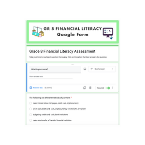 
            
                Load image into Gallery viewer, Grade 8 Ontario Math - Financial Literacy Digital Slides
            
        