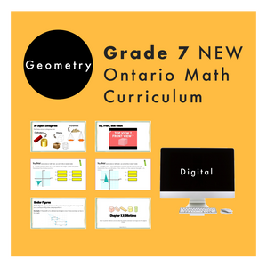 Grade 7 NEW Ontario Math - Geometry Digital Slides