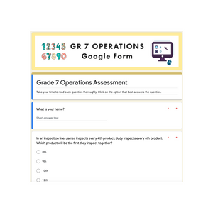 
            
                Load image into Gallery viewer, Grade 7 NEW Ontario Math - Operations Digital Slides
            
        