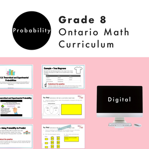 Grade 8 Ontario Math - Probability Digital Slides